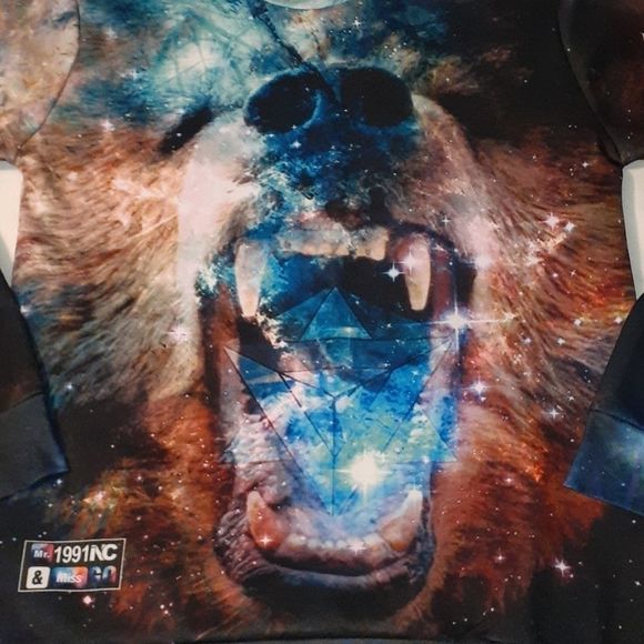 Mr. 1991 Inc & Miss Go Bear Galaxy Geometric Shirt - Picture 2 of 5